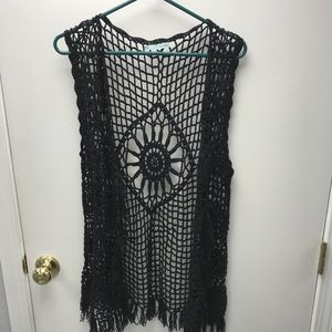 Cute crochet vest!